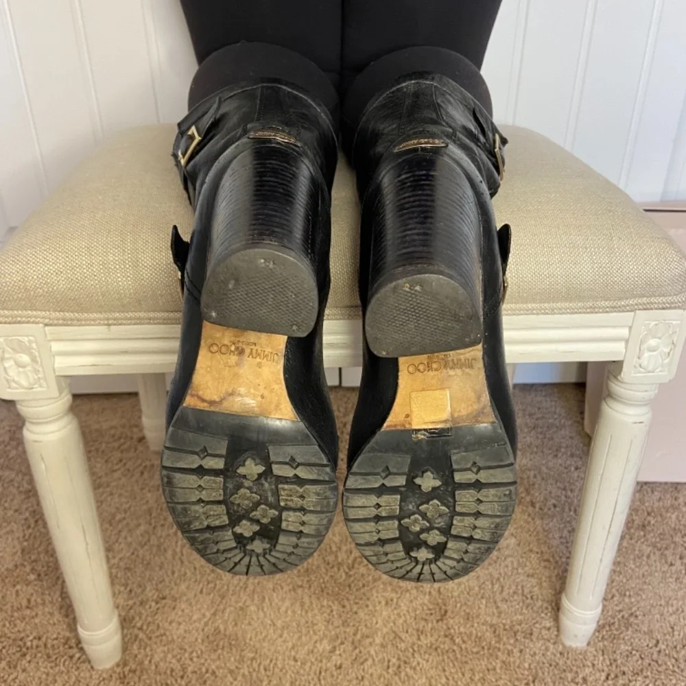 Jimmy Choo Motorcycle Boots - Picture 7 of 11